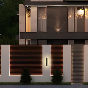 Світлодіодний світильник, архітектурний, інтер'єрний SOLEIN 11 Вт 400x80x44 мм Чорний IP65