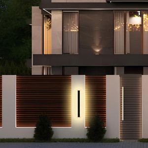 Світлодіодний світильник, архітектурний, інтер'єрний SOLEIN 16 Вт 600x80x44 мм Чорний IP65