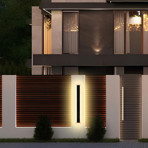 Світлодіодний світильник, архітектурний, інтер'єрний SOLEIN 23 Вт 900x80x44 мм Чорний IP65