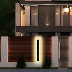 Світлодіодний світильник, архітектурний, інтер'єрний SOLEIN 30 Вт 1200x80x44 мм Чорний IP65