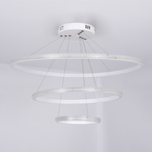 Керована вимикачем світлодіодна люстра AKRILIKA 3R 70 Вт 600x1100мм Біла