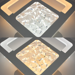 Настінний світлодіодний світильник бра Esllse TETRA ICE 13 Вт S 288х252х46 мм Білий