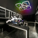 Керована світлодіодна люстра ESLLSE ROOM ICE RGB 6S 70 Вт SMART 380x380x75 мм Чорна з підсвічуванням RGB фото №8