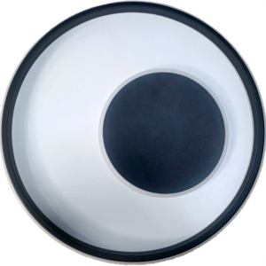 Керована світлодіодна СМАРТ люстра ESLLSE INFINITO R 60 Вт 472x54 мм Чорно-біла